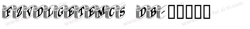 FZVDLGeTeMCS DB字体转换